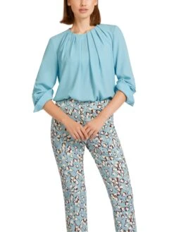 Marc Cain Blusenshirt Mit Falten 10681095 -Woehrl Populaire Boutique Marc Cain Co FrhjahrSommer 2023 314 UC5509W01 7