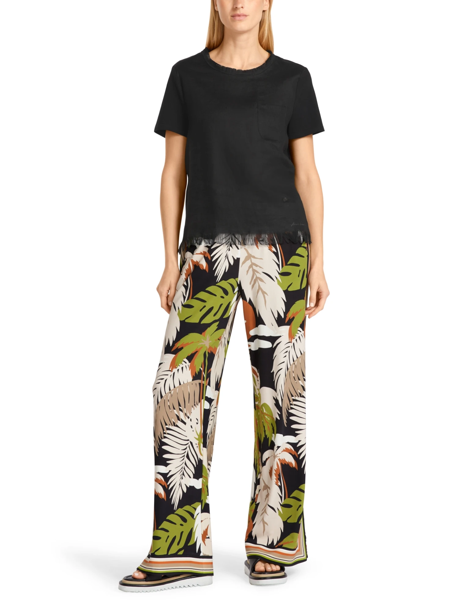 Marc Cain T-Shirt Mit Fransen 10714194 7 Marc Cain T-Shirt Mit Fransen 10714194 – Bild 7