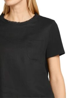 Marc Cain T-Shirt Mit Fransen 10714194 10 Marc Cain T-Shirt Mit Fransen 10714194 -Woehrl Populaire Boutique Marc Cain Co FrhjahrSommer 2023 900 UC4844J79 5