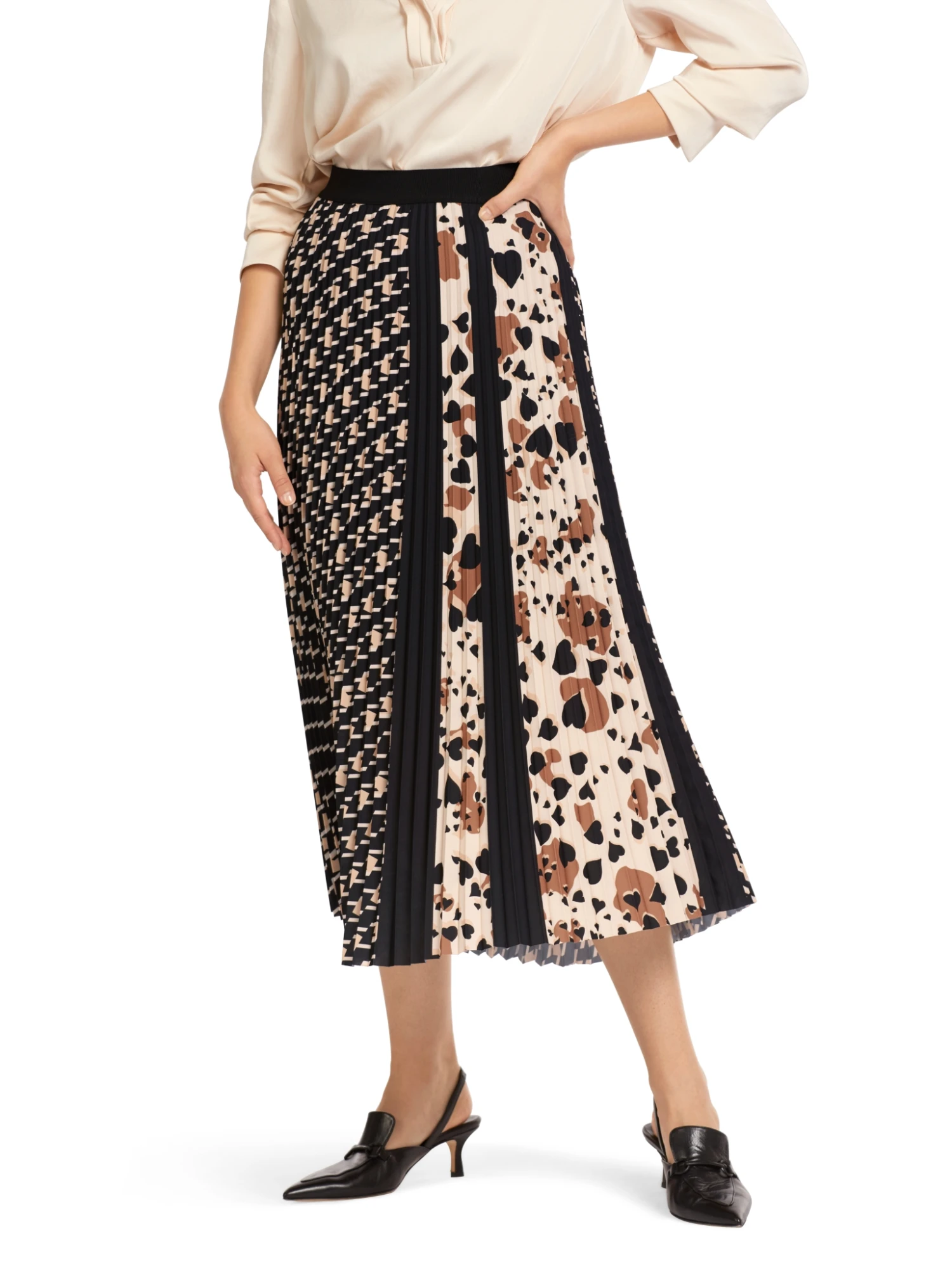 Marc Cain Plisseerock Im Mustermix 10681142 5 Marc Cain Plisseerock Im Mustermix 10681142 – Bild 5