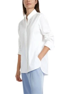 Marc Cain Bluse Mit Verlängertem Rücken 10725085 -Woehrl Populaire Boutique Marc Cain Co HerbstWinter 2023 100 VC5110W71 6
