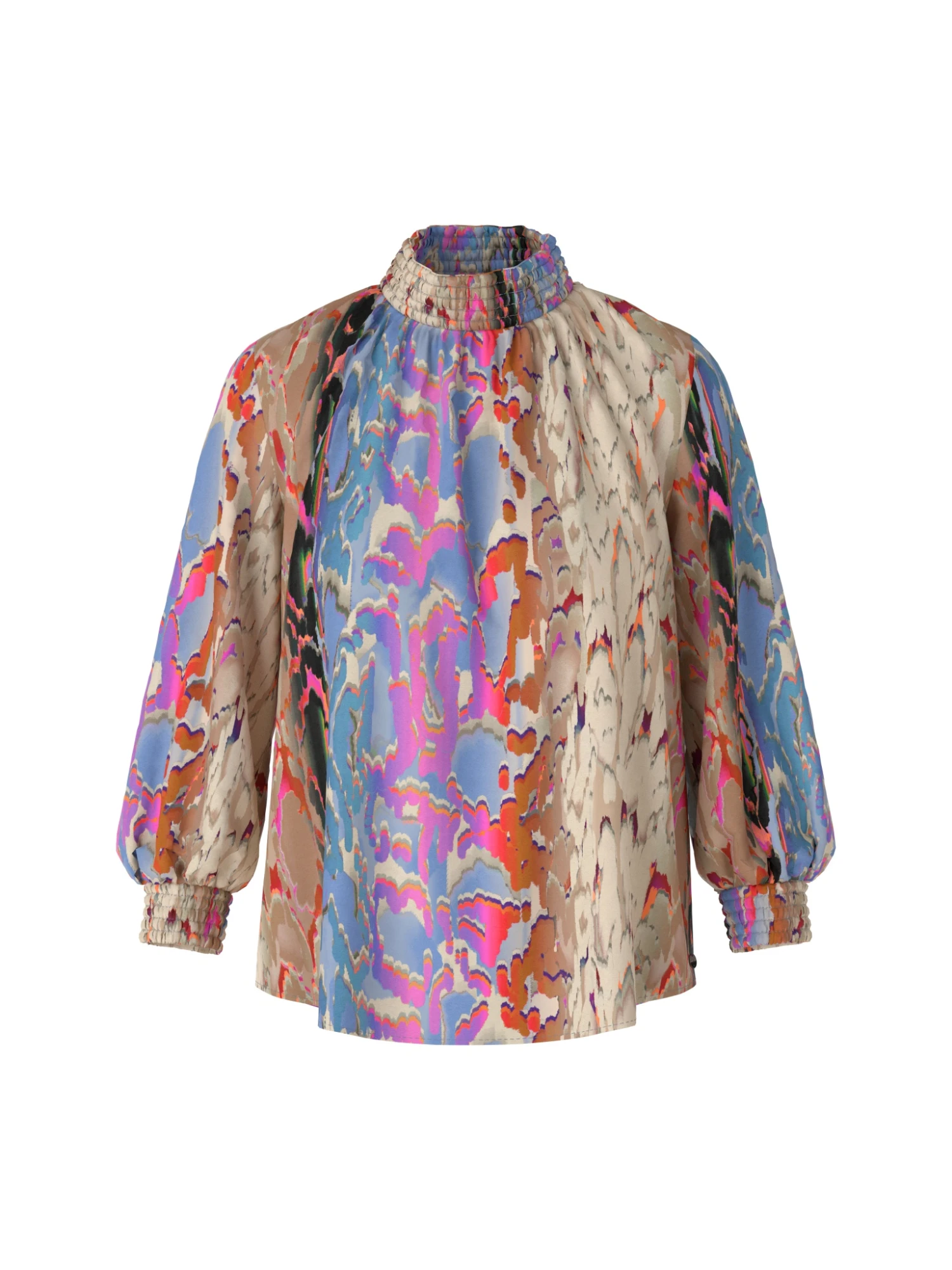 Marc Cain Bunte Bluse Rethink Together 10725079 1 Marc Cain Bunte Bluse Rethink Together 10725079