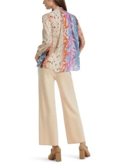 Marc Cain Bunte Bluse Rethink Together 10725079 8 Marc Cain Bunte Bluse Rethink Together 10725079 -Woehrl Populaire Boutique Marc Cain Co HerbstWinter 2023 321 VC5109W41 3