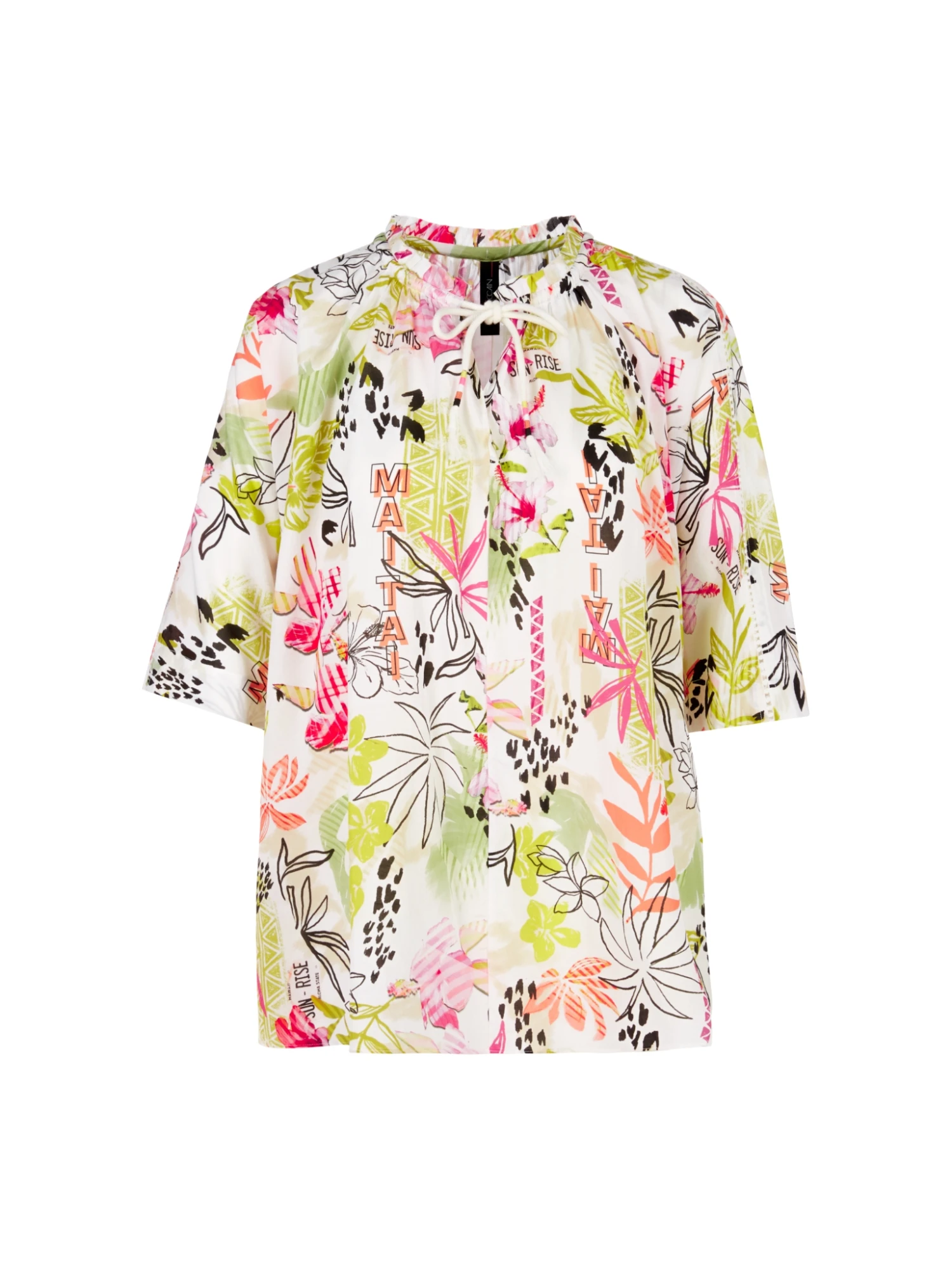 Marc Cain Bedruckte Bluse Mit Blumen-Dessin 10723568 1 Marc Cain Bedruckte Bluse Mit Blumen-Dessin 10723568
