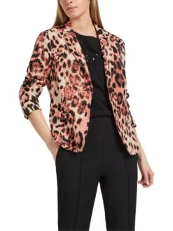 Marc Cain Blazer Mit Leo-Print 10725364 -Woehrl Populaire Boutique Marc Cain Sp HerbstWinter 2023 278 VS3408J07 5
