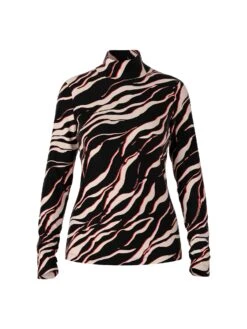 Marc Cain Langarm-Shirt Mit Leo-Print 10725370