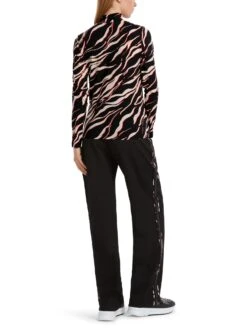 Marc Cain Langarm-Shirt Mit Leo-Print 10725370 -Woehrl Populaire Boutique Marc Cain Sp HerbstWinter 2023 278 VS4852J09 3