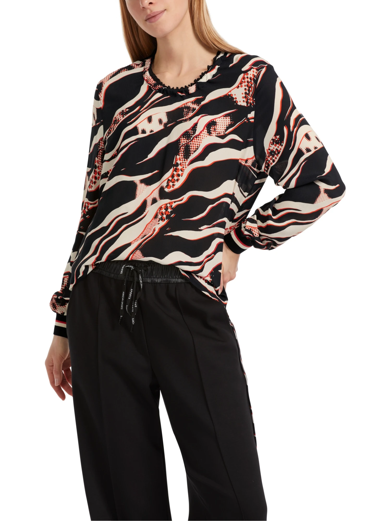 Marc Cain Bluse Mit Allover-Print 10725391 5 Marc Cain Bluse Mit Allover-Print 10725391 – Bild 5