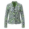 Marc Cain Taillierter Blazer Mit Allover-Print 10725385
