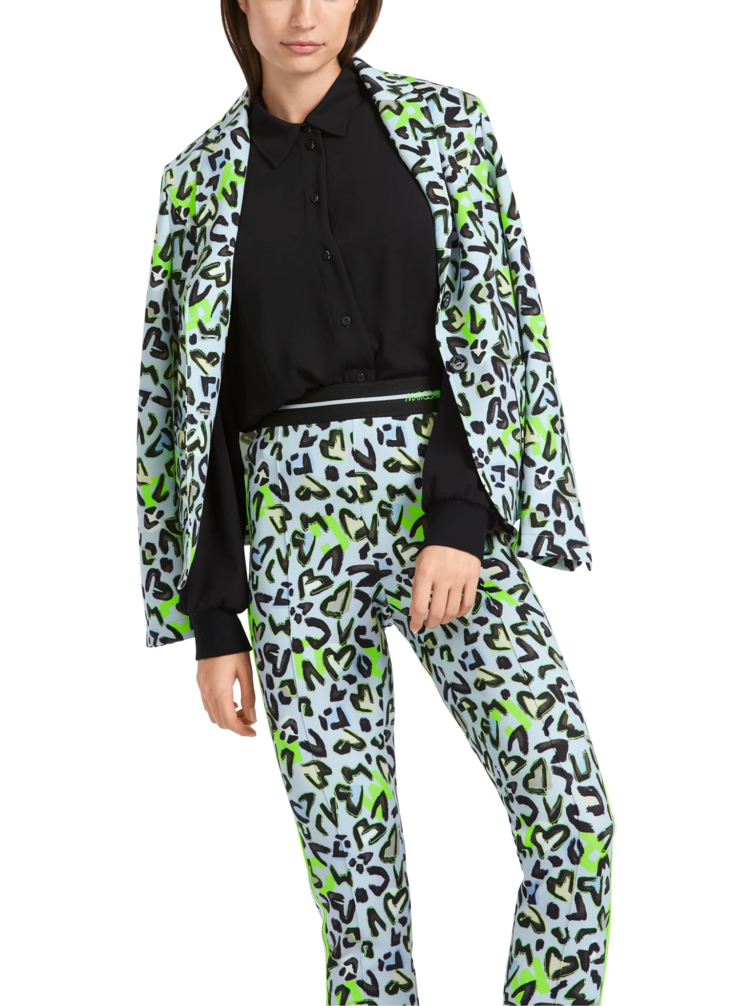Marc Cain Taillierter Blazer Mit Allover-Print 10725385 6 Marc Cain Taillierter Blazer Mit Allover-Print 10725385 – Bild 6