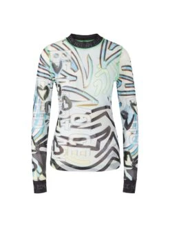 Marc Cain Langarm-Shirt Aus Flexiblem Tüll 10725388