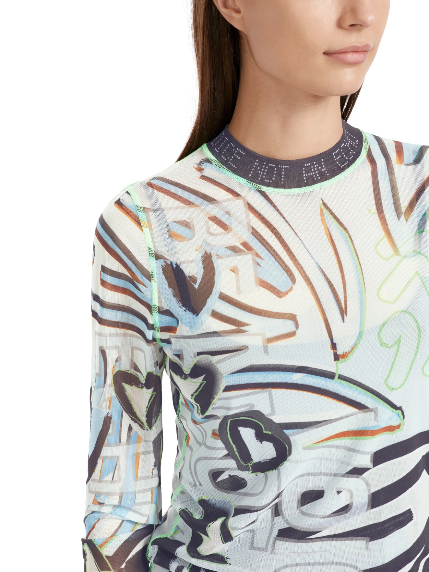 Marc Cain Langarm-Shirt Aus Flexiblem Tüll 10725388 5 Marc Cain Langarm-Shirt Aus Flexiblem Tüll 10725388 – Bild 5