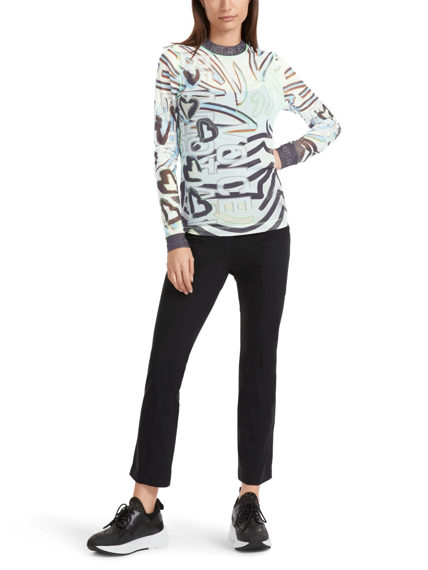 Marc Cain Langarm-Shirt Aus Flexiblem Tüll 10725388 6 Marc Cain Langarm-Shirt Aus Flexiblem Tüll 10725388 – Bild 6