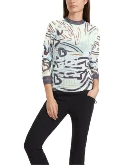 Marc Cain Langarm-Shirt Aus Flexiblem Tüll 10725388 13 Marc Cain Langarm-Shirt Aus Flexiblem Tüll 10725388 -Woehrl Populaire Boutique Marc Cain Sp HerbstWinter 2023 304 VS4813J59 7