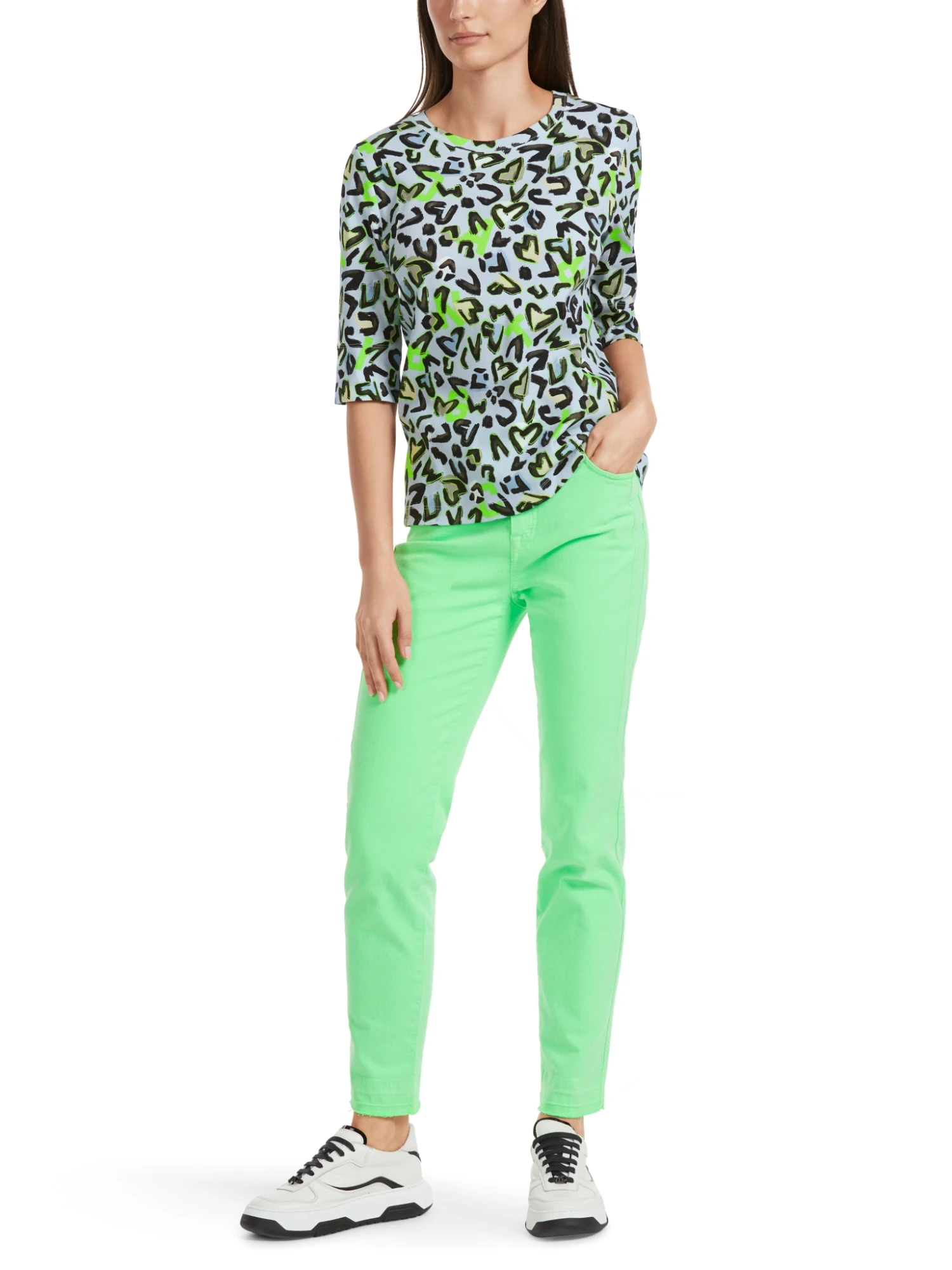 Marc Cain T-Shirt Mit Allover-Print 10725389 2 Marc Cain T-Shirt Mit Allover-Print 10725389 – Bild 2