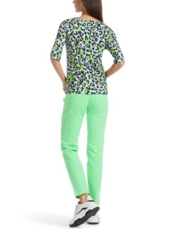 Marc Cain T-Shirt Mit Allover-Print 10725389 8 Marc Cain T-Shirt Mit Allover-Print 10725389 -Woehrl Populaire Boutique Marc Cain Sp HerbstWinter 2023 304 VS4838J03 3