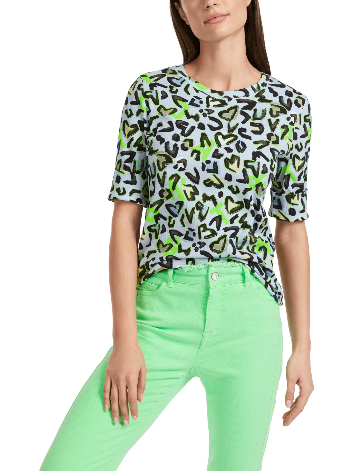 Marc Cain T-Shirt Mit Allover-Print 10725389 6 Marc Cain T-Shirt Mit Allover-Print 10725389 – Bild 6