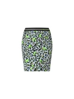 Marc Cain Schmaler Minirock Mit Graffitti-Print 10725393