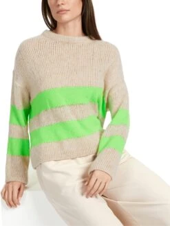 Marc Cain Streifenpullover Knitted In Germany 10725386 11 Marc Cain Streifenpullover Knitted In Germany 10725386 -Woehrl Populaire Boutique Marc Cain Sp HerbstWinter 2023 548 VS4105M03 6
