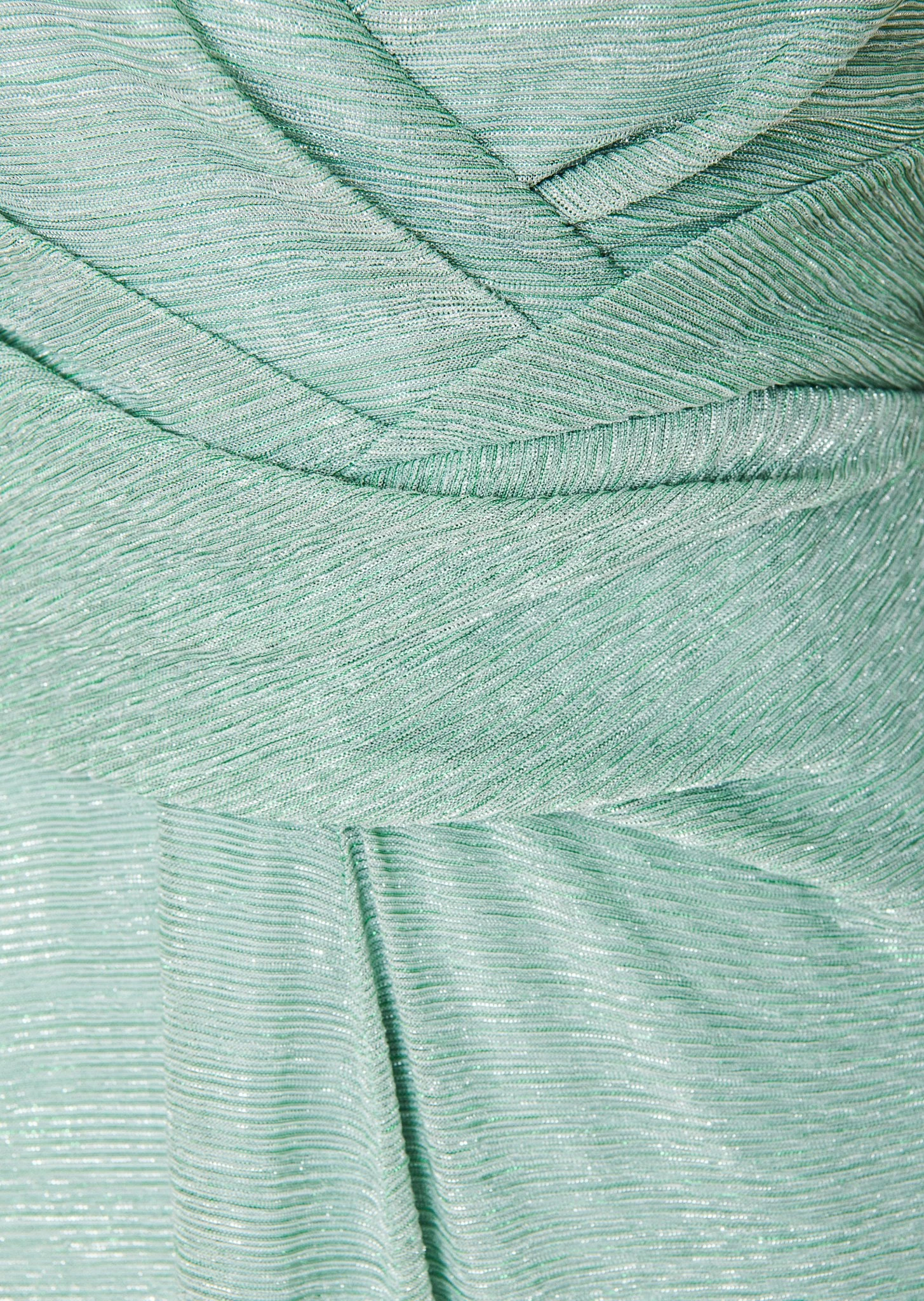 Talbot Runhof Langes Kleid Aus Pleated Metallic Voile, Farbe Mint Grün 10649011 4 Talbot Runhof Langes Kleid Aus Pleated Metallic Voile, Farbe Mint Grün 10649011 – Bild 4