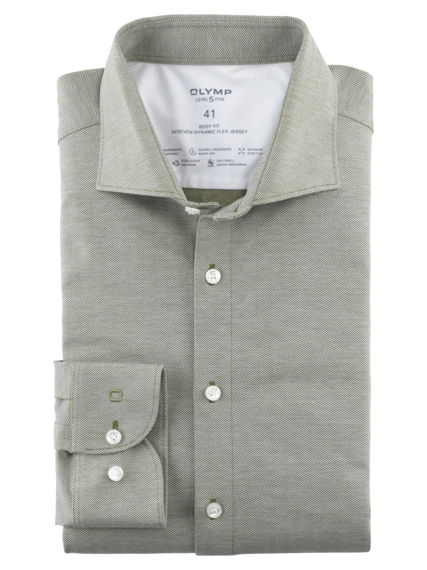 Olymp 1/1 Jerseyhemd Body Fit 10668175 1 Olymp 1/1 Jerseyhemd Body Fit 10668175