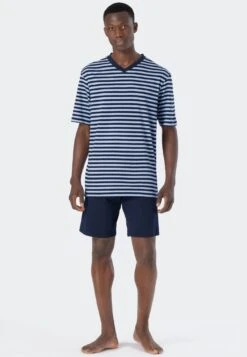 Schiesser Schlafanzug Kurz 10707332 7 Schiesser Schlafanzug Kurz 10707332 -Woehrl Populaire Boutique SCHIESSER 802 179102 802 4