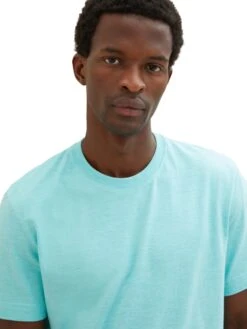 Tom Tailor T-Shirt In Melange Optik 10724242 -Woehrl Populaire Boutique Tom Tailor 305 32036 1036417 3