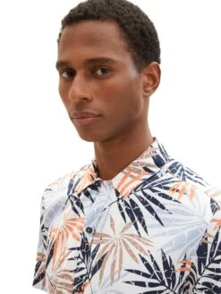 Tom Tailor Kurzarmhemd Mit Reverskragen 10727628 -Woehrl Populaire Boutique Tom Tailor 306 31837 1036232 5