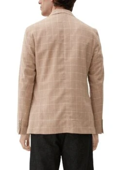 S.Oliver Leinen-Sakko Mit Karomuster 10711338 -Woehrl Populaire Boutique sOliver 04 2023 84N2 2128677 3